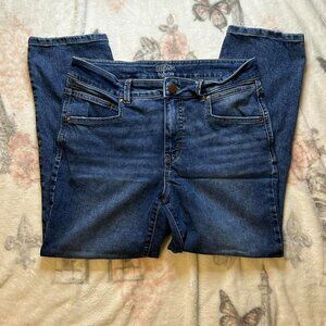 Everflex high-waisted blue skinny jeans #highwaistedjeans